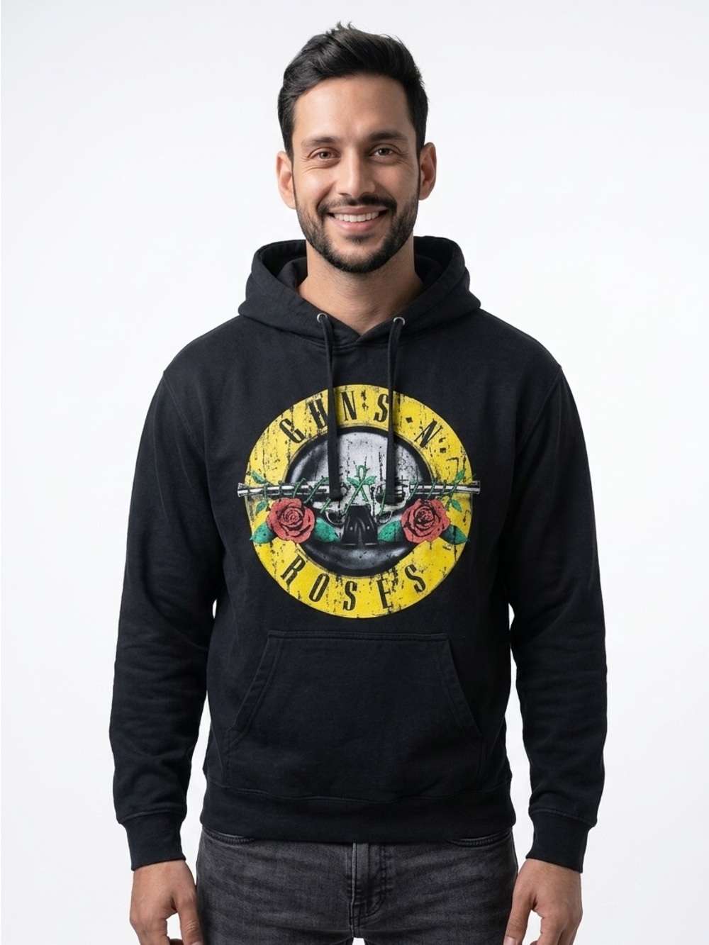 🔫🌹‎ Guns N’ Roses Hoodie – Classic Band Logo Pullover